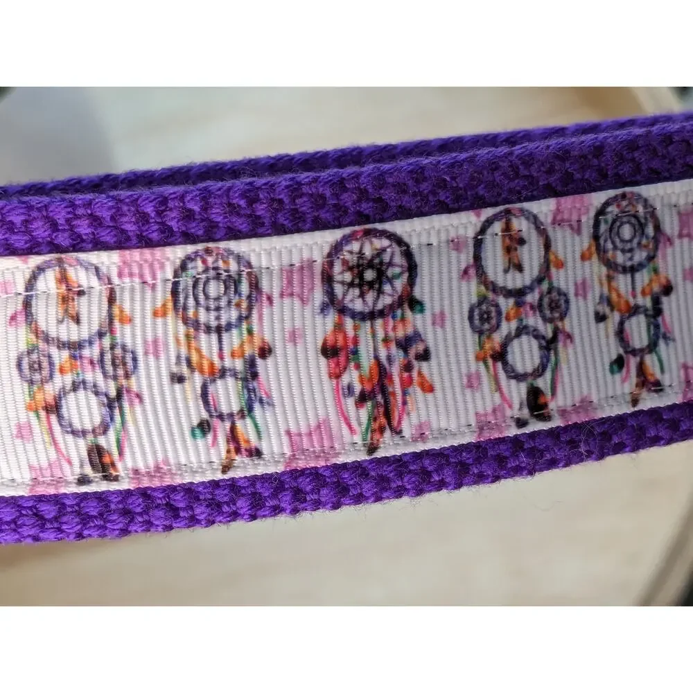 Dream Catcher Keychain Wristlet Handmade Feather Fabric FOB Gift Present‎ Boho